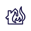 a line illustration of a steering wheel