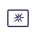 a line illustration of a location marker