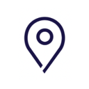 a line illustration of a location marker